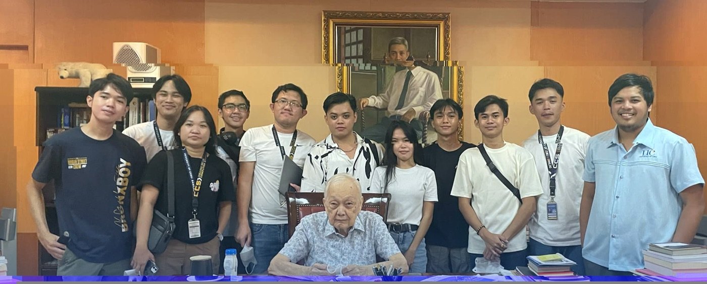 UC eduCLaaS learners visiting the University of Cebu chairman
